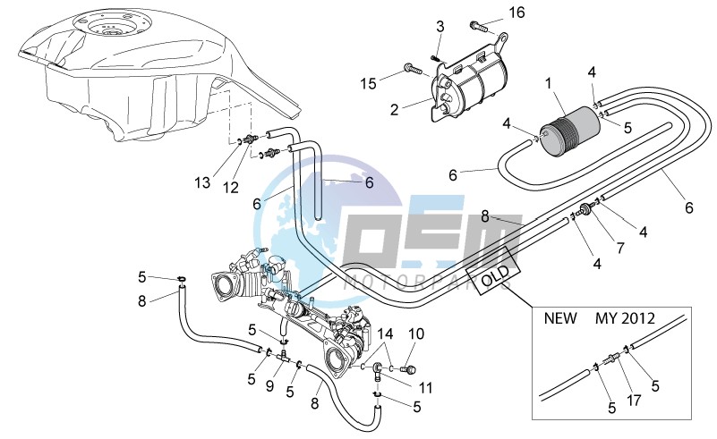 Fuel vapour recover system