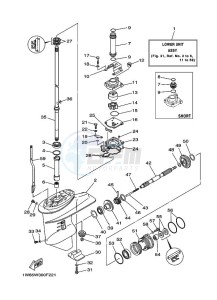 F20AE-NV drawing LOWER-CASING-x-DRIVE-1