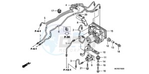 CBF600NA9 France - (F / ABS CMF) drawing ABS MODULATOR