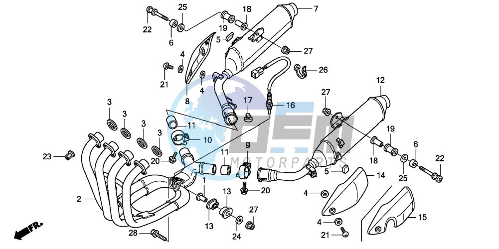 EXHAUST MUFFLER