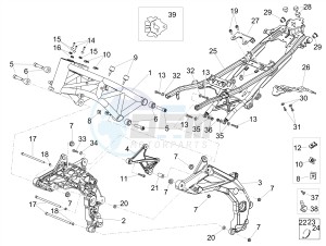 SHIVER 900 E4 ABS NAVI (EMEA) drawing Frame