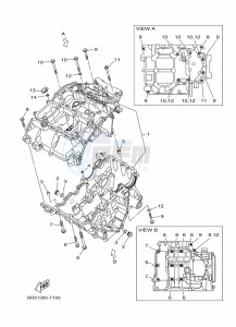 MT-03 MTN320-A (B6W3) drawing CRANKCASE