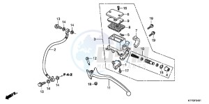 SH125B drawing RR. BRAKE MASTER CYLINDER