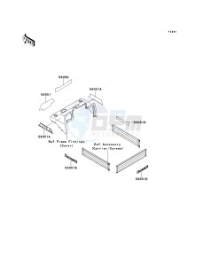 KAF 620 C [MULE 2500] (C6) [MULE 2500] drawing DECALS-- RED- -