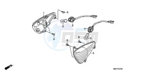 XL1000VA9 France - (F / ABS CMF) drawing WINKER