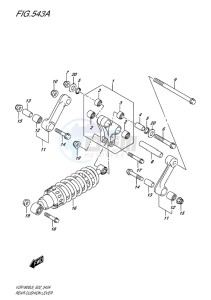 VZR1800BZ BOULEVARD EU drawing REAR CUSHION LEVER