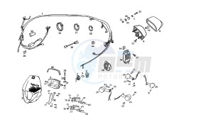 SENDA SM X-RACE 2VER - 50 CC VTHSR2E1A EU2 2VER drawing WIRING HARNESS MY09