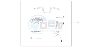 NSS250 JAZZ drawing HANDLE KIT