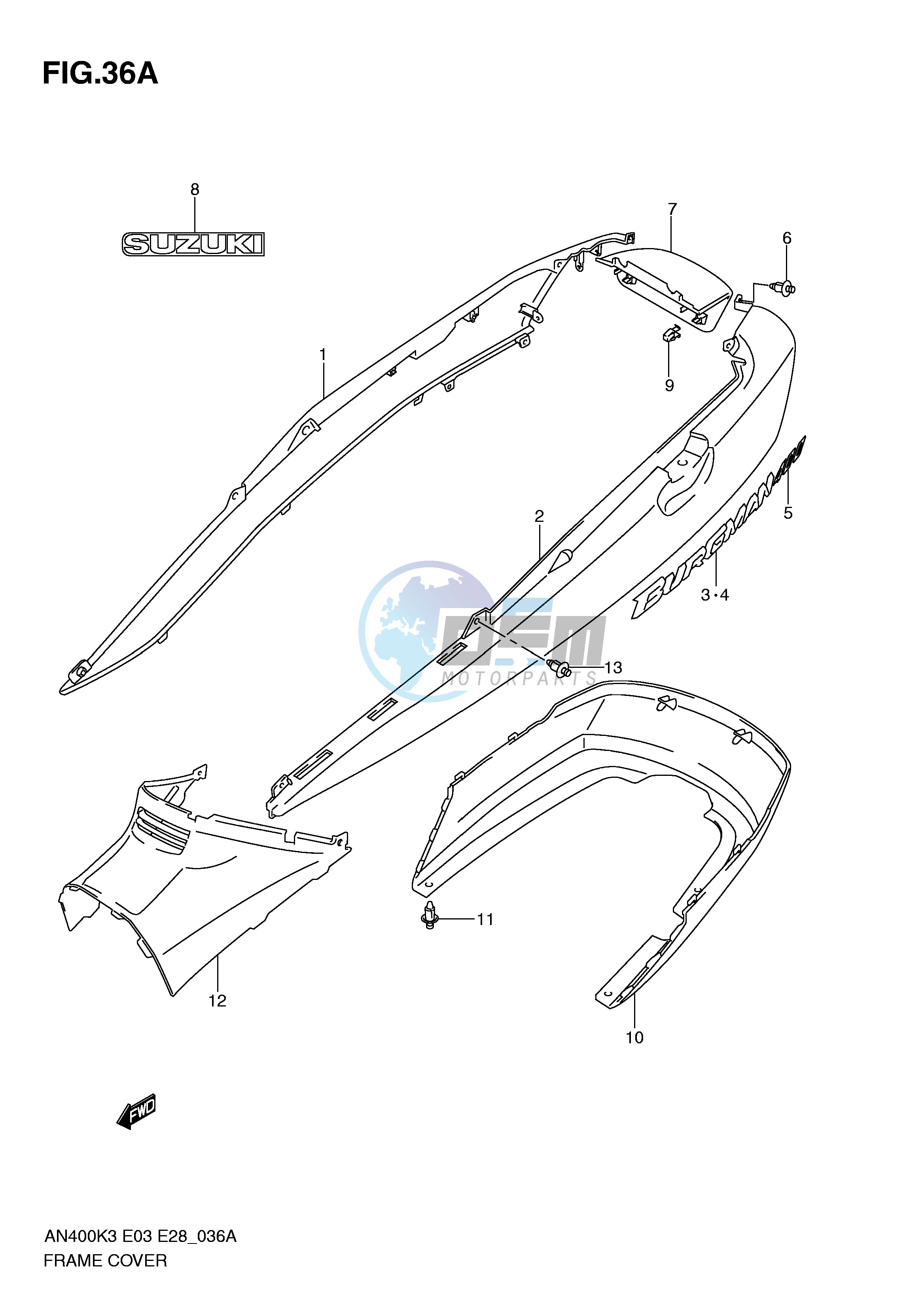 FRAME COVER (MODEL K4)