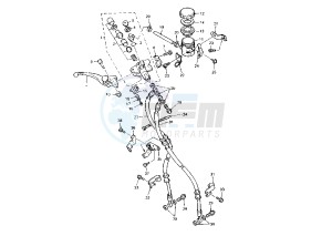 FZR 1000 drawing FRONT MASTER CYLINDER 1