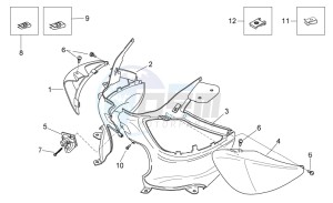 Mojito custom 50 2t (eng. piaggio) drawing Rear body I