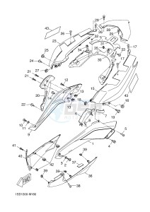 YP400RA X-MAX 400 ABS (1SD2 1SD2 1SD2) drawing SIDE COVER