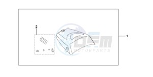 CBF1000A9 France - (F / ABS CMF) drawing SEAT COWL*NHA48M*