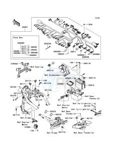 VERSYS_ABS KLE650DEF XX (EU ME A(FRICA) drawing Chassis Electrical Equipment