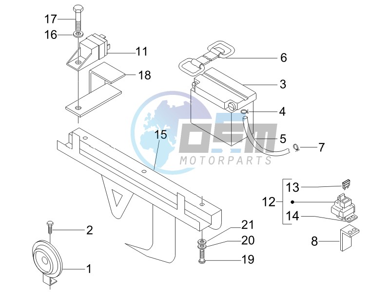 Remote control switches - Battery - Horn