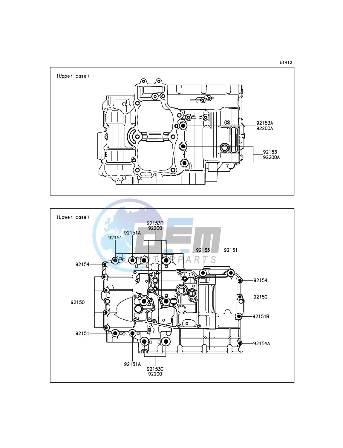 Crankcase Bolt Pattern