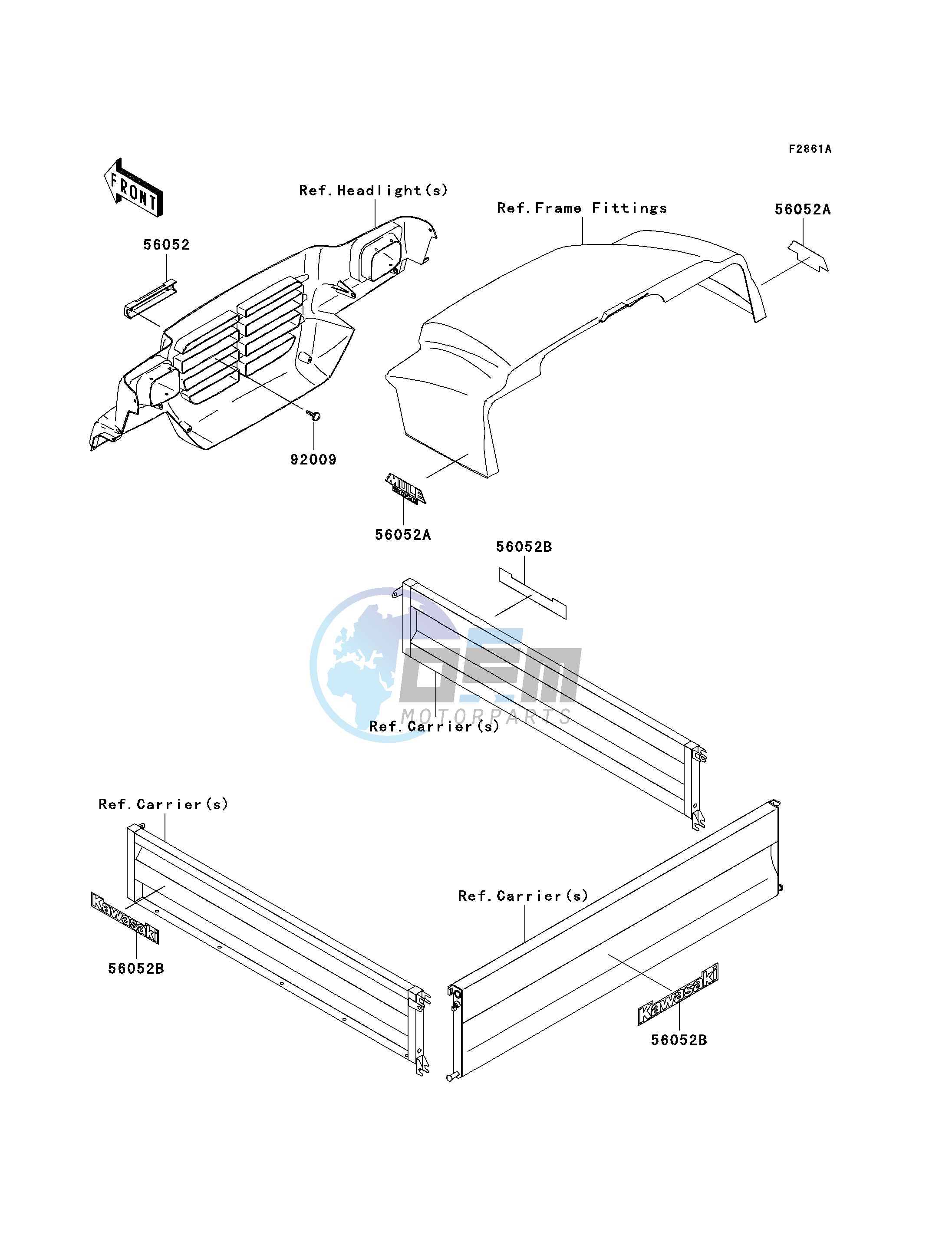 DECALS-- KAF620-G3 - G5- -