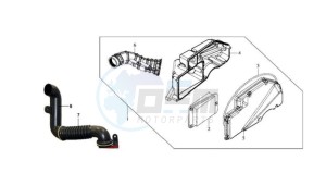 HD 125 EVO drawing AIRFILTER