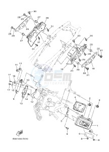 MTM850 MTM-850 XSR900 (B901) drawing SIDE COVER