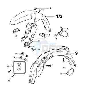 FOX M A2 BE drawing FENDERS