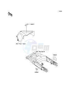 ZZR1400_ABS ZX1400FDF FR GB XX (EU ME A(FRICA) drawing Labels