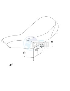 RV125 (E19) VanVan drawing SEAT (MODEL K3 K4)