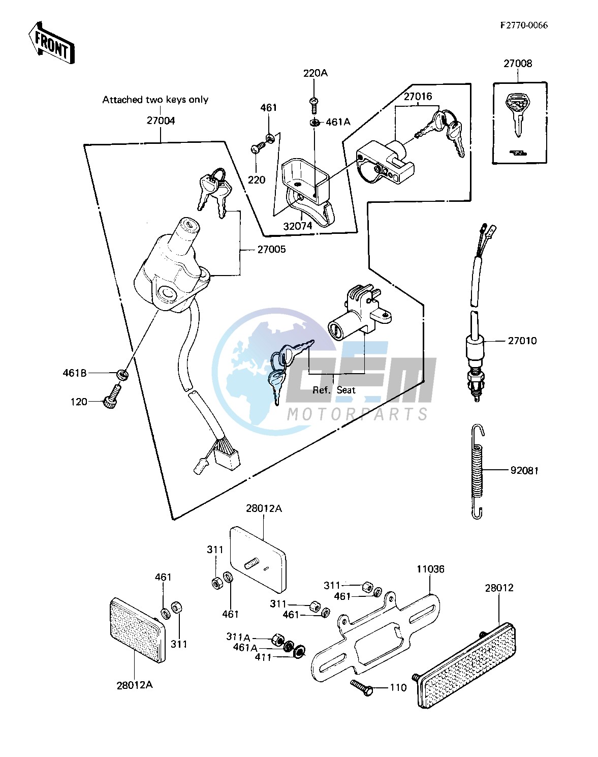 IGNITION SWITCH_LOCKS_REFLECTORS