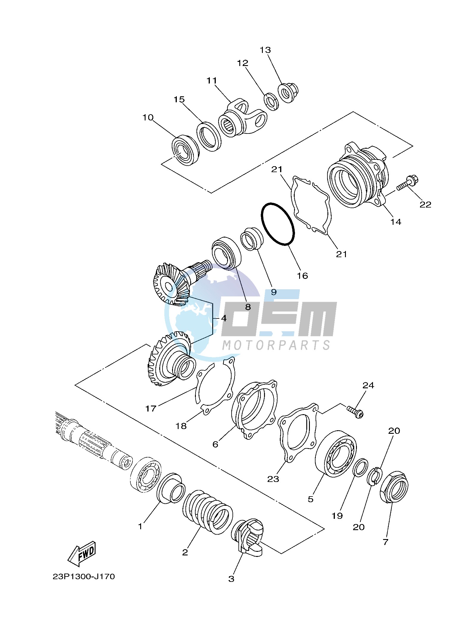 MIDDLE DRIVE GEAR