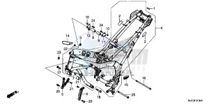 CBR650FAH 2ED - (2ED) drawing FRAME BODY