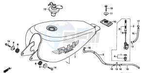 CMX250C REBEL drawing FUEL TANK