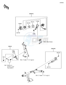 VULCAN S ABS EN650DHFA XX (EU ME A(FRICA) drawing Accessory(Helmet Lock etc.)