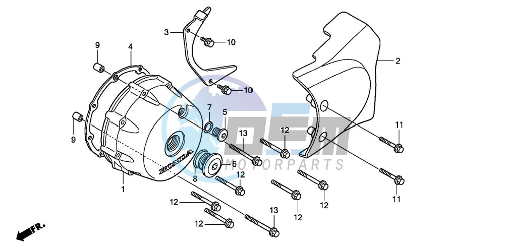 LEFT CRANKCASE COVER