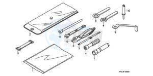 TRX500FPE9 Australia - (U / PS) drawing TOOLS