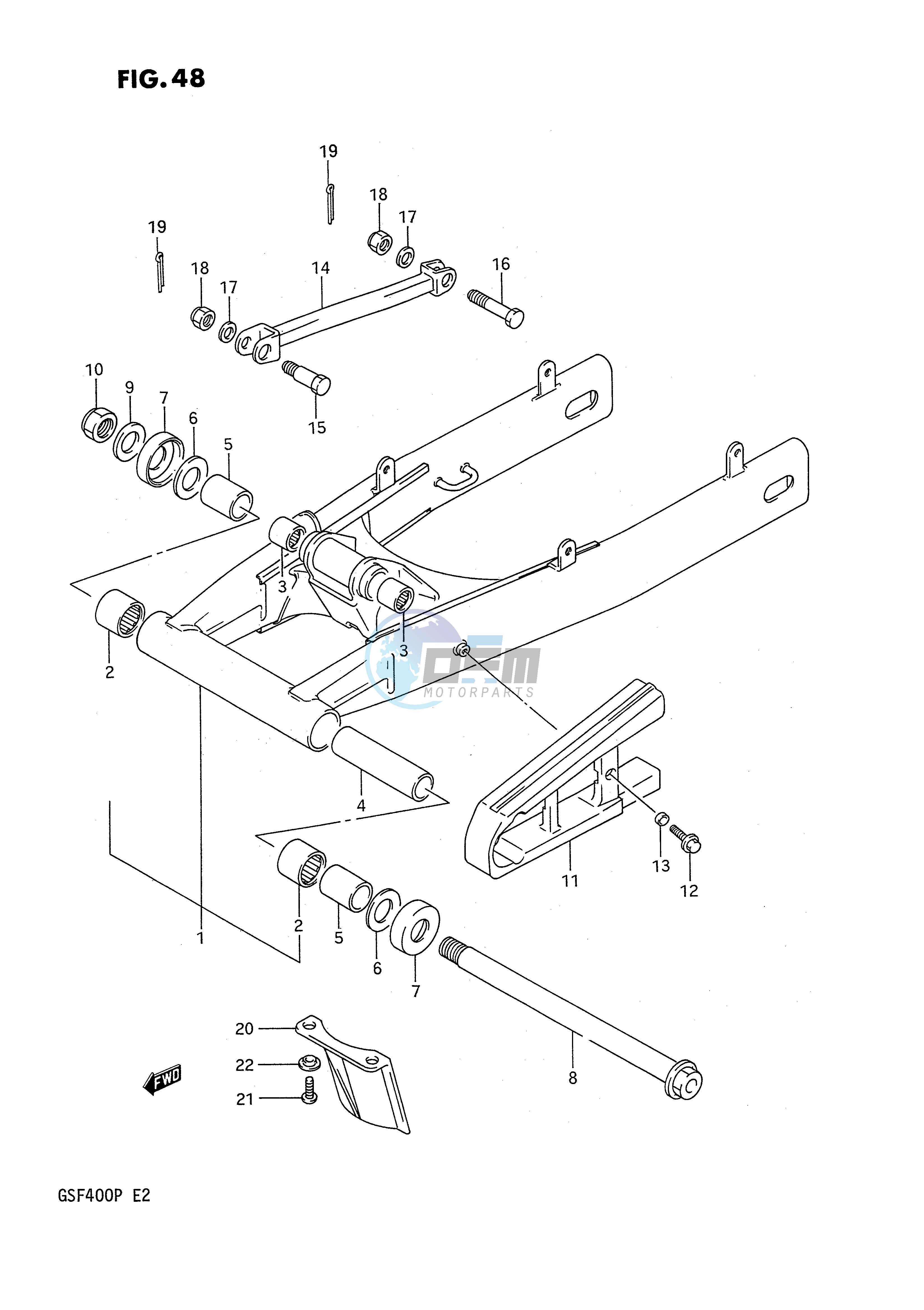 REAR SWINGING ARM