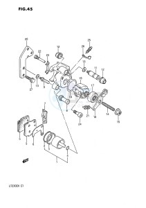 LT230E (E1) drawing REAR CALIPER