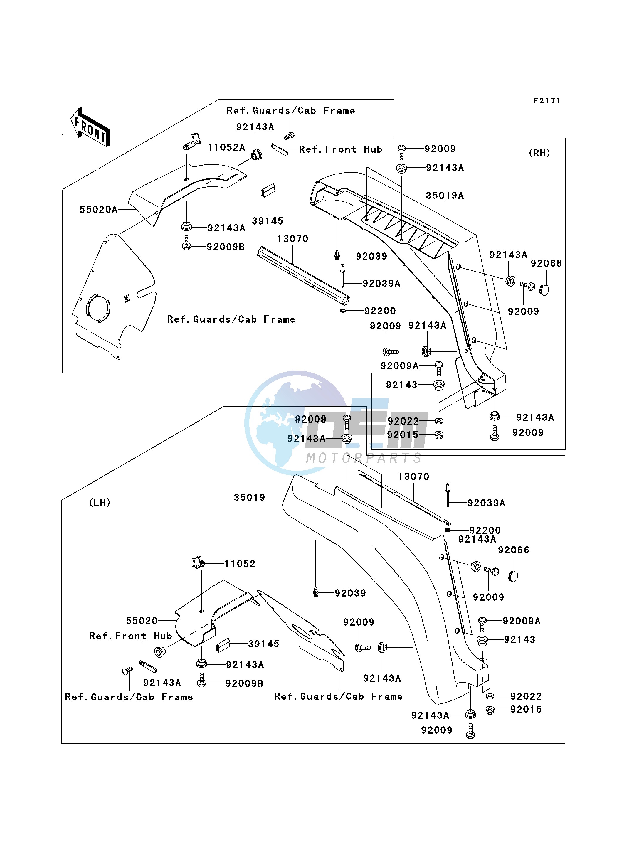 FRONT FENDER-- S- -