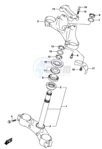 GSX-S1000 A drawing STEERING STEM