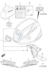 DF 30A drawing Engine Cover