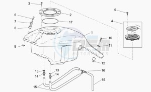 Griso V 850 IE IE drawing Fuel tank