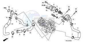 CBR1000RR9 France - (F / MK) drawing THERMOSTAT