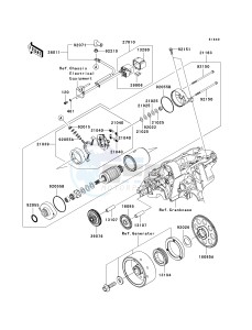 ER 650 A [ER-6N (EUROPEAN] (A6S-A8F) A6S drawing STARTER MOTOR--  - ER650AE046804- -