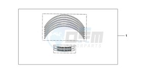 CBR1000RAA Europe Direct - (ED / ABS HRC) drawing KIT WHEEL STICKER