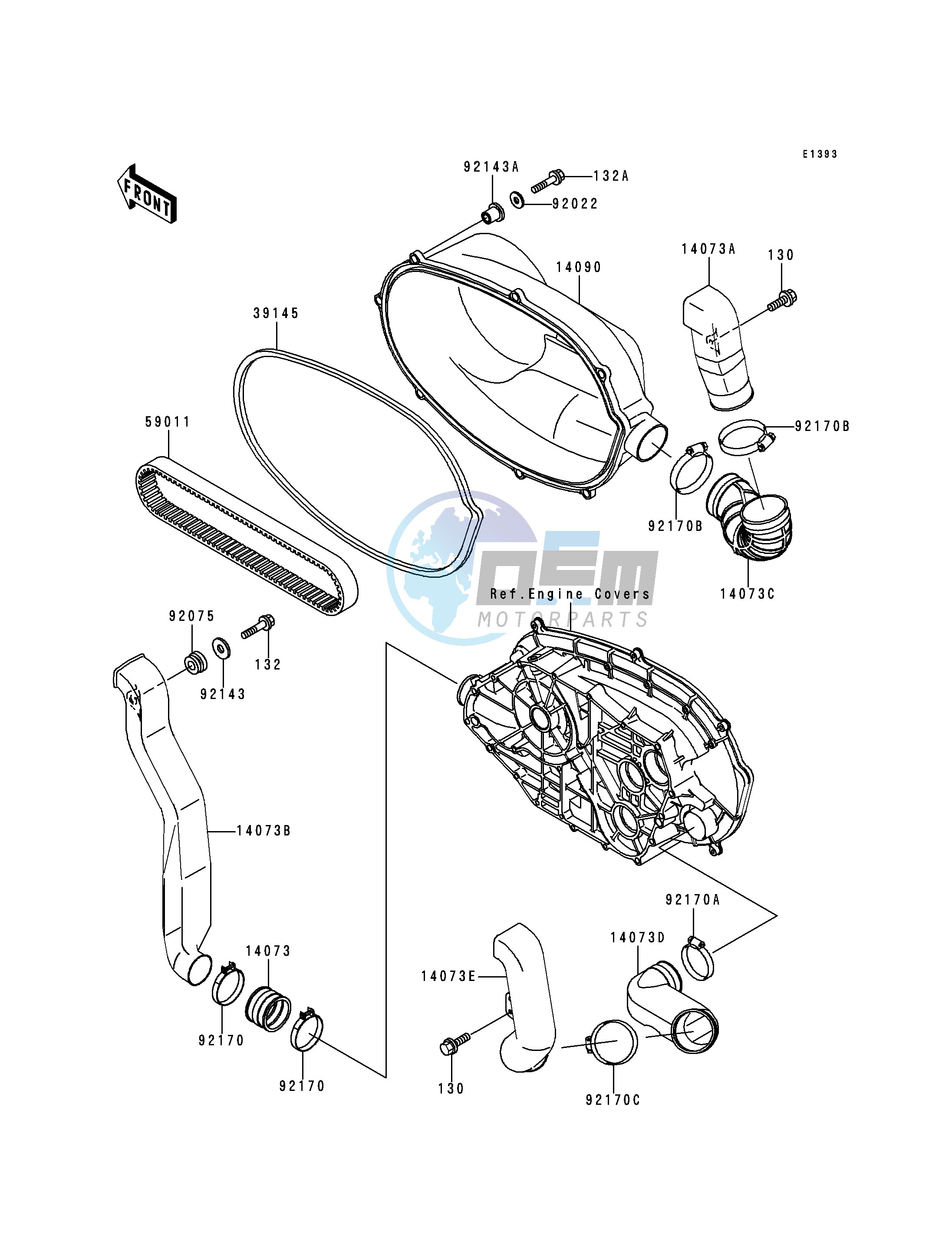 CONVERTER COVER_DRIVE BELT