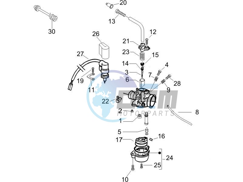 Carburetors components