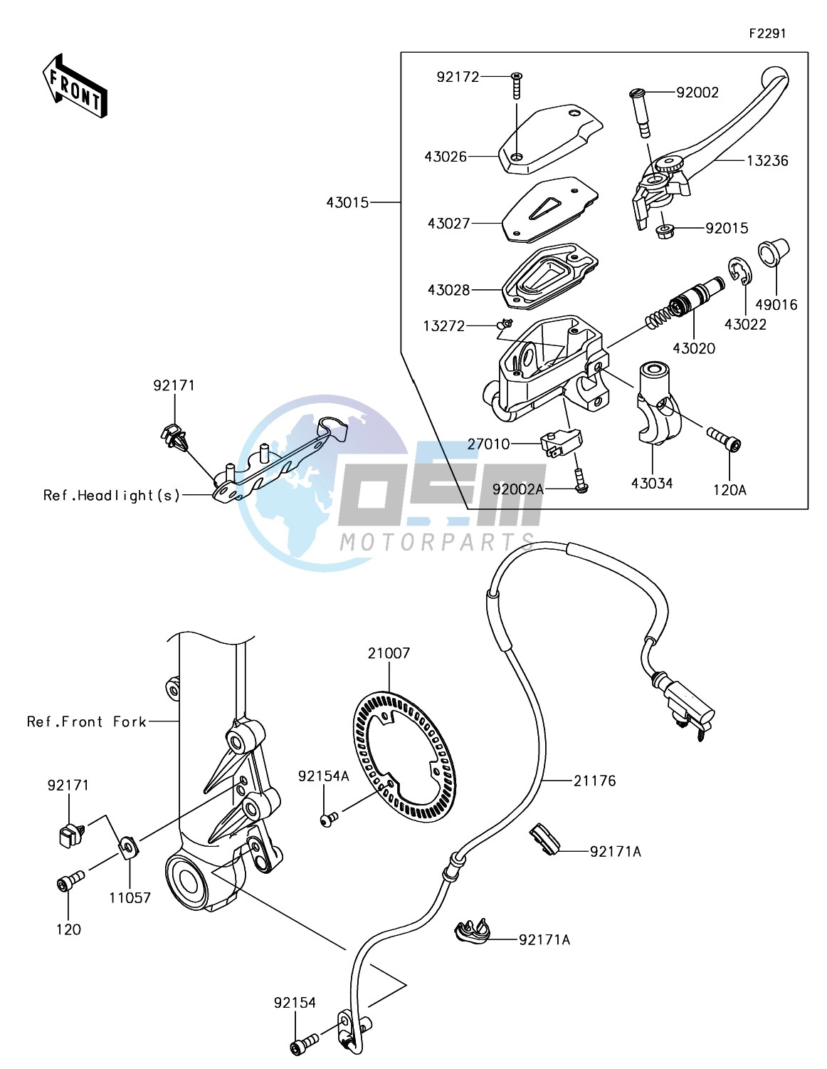 Front Master Cylinder