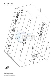 RM-Z450 EU drawing LH FRONT FORK DAMPER