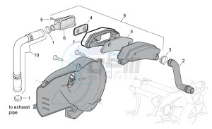 Scarabeo 50 2t drawing Secondary air