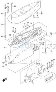 DF 250AP drawing Gear Case