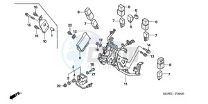 VFR8009 Europe Direct - (ED / MME TWO) drawing COWL STAY (VFR800)