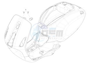 125 4T 3V ie Primavera (APAC) drawing Frame/bodywork